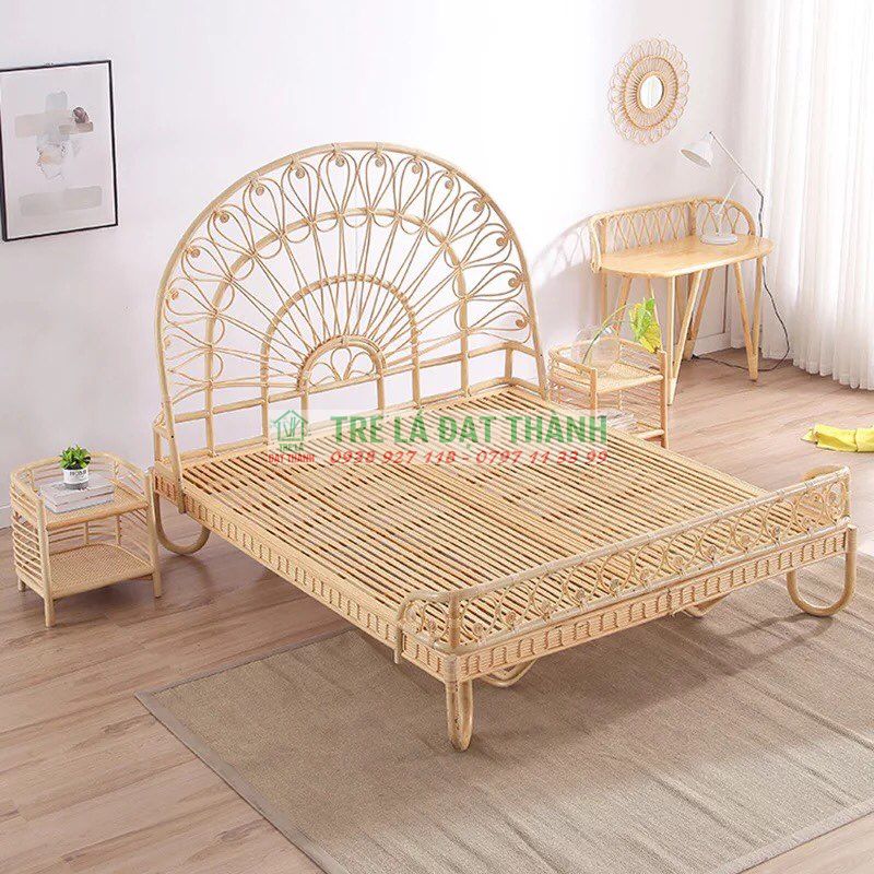 Giường Mây Tre - GM06