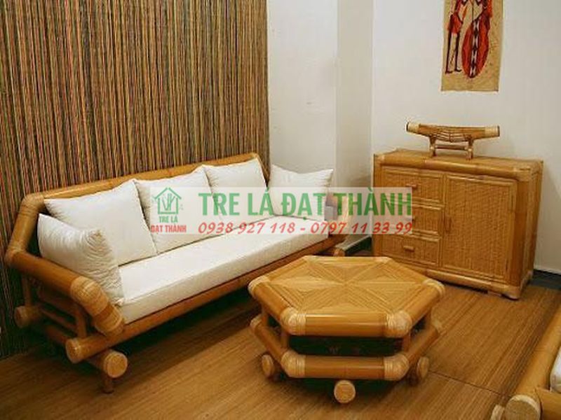 Sofa Mây Tre Đan Giá Rẻ - SF13