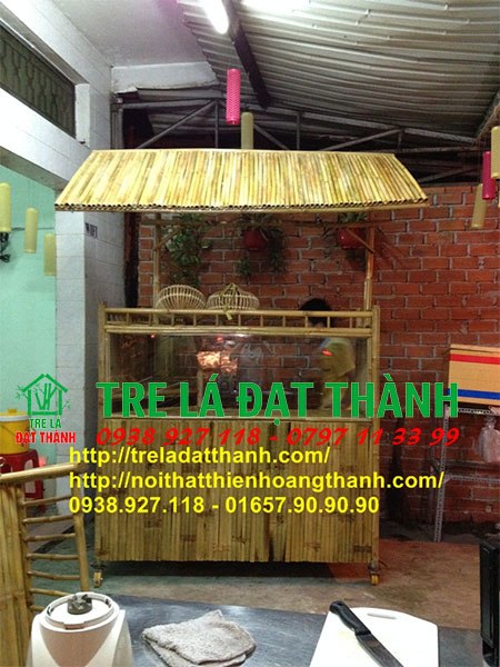 Quầy Bar Tre Ngoài Trời - QBT27