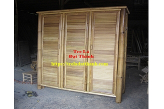 TỦ QUẦN ÁO BẰNG TRE 01