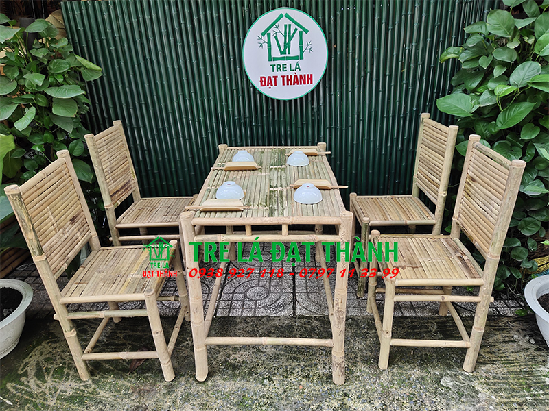 Bàn Ghế Tre – BGT01