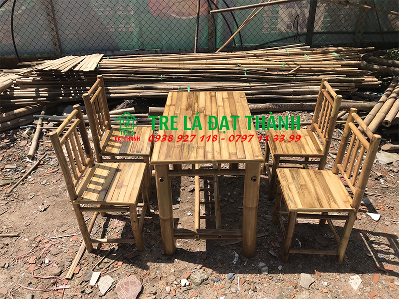Bàn Ghế Tre Đẹp - BGT06