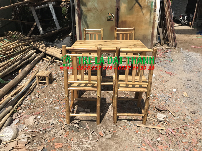 Bàn Ghế Tre Đẹp - BGT06
