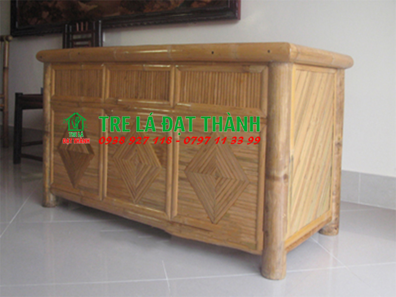 Quầy Thu Ngân Bằng Tre Trúc – QBT15