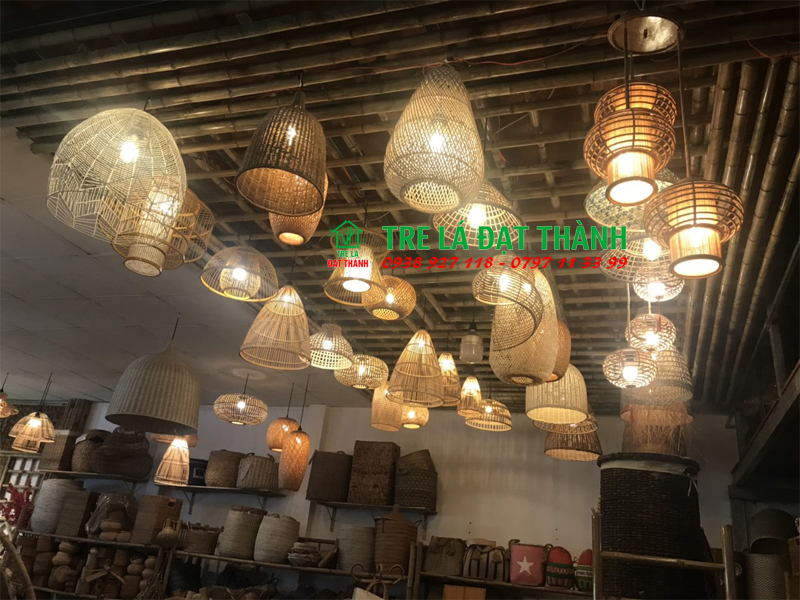 Đèn Thả Mây Tre Giá Rẻ – DMT35
